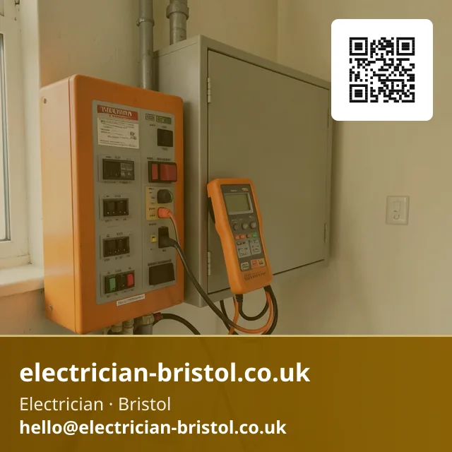 Insulation resistance tester connected across a distribution board's incoming terminals for a periodic inspection