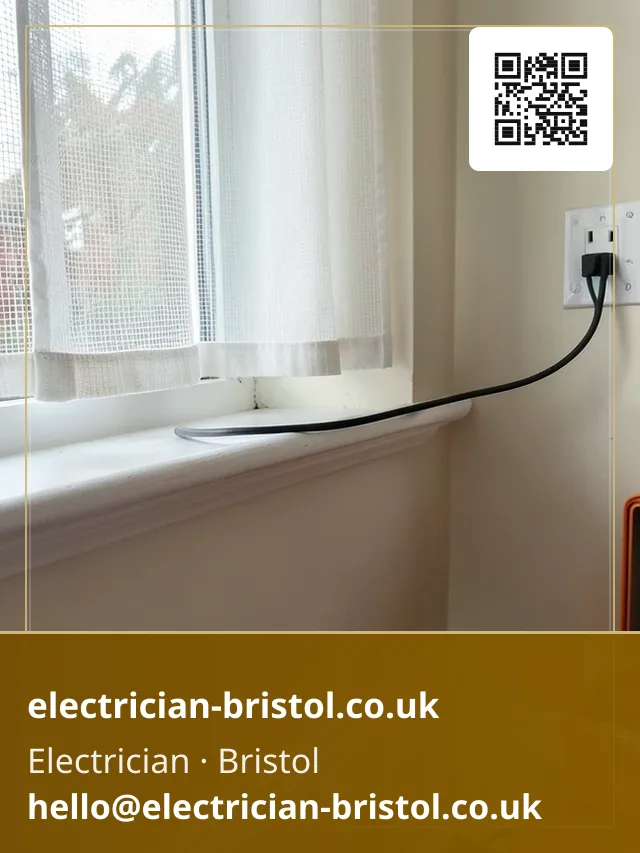 Long test lead run along a skirting board to check earth continuity at a distant socket circuit