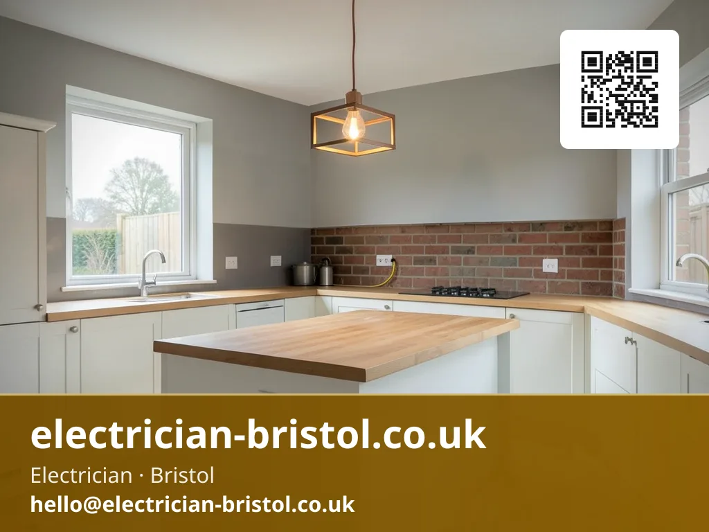 Pendant light fitting being hung and levelled over a kitchen island
