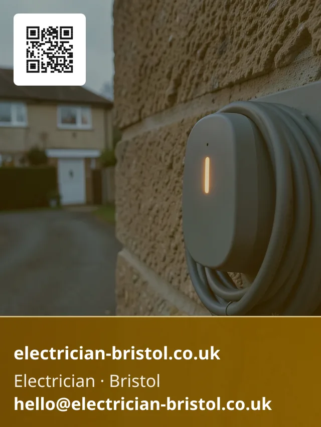 Charging cable coiled neatly on its wall-mounted holster beside the finished charger unit