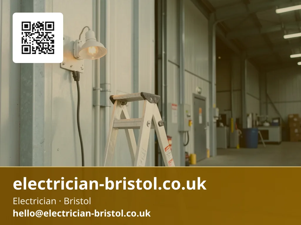 Loading bay's exterior lighting being maintained