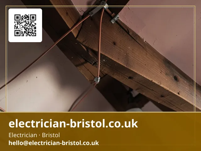 Cable clips securing a new run along a joist in a loft space