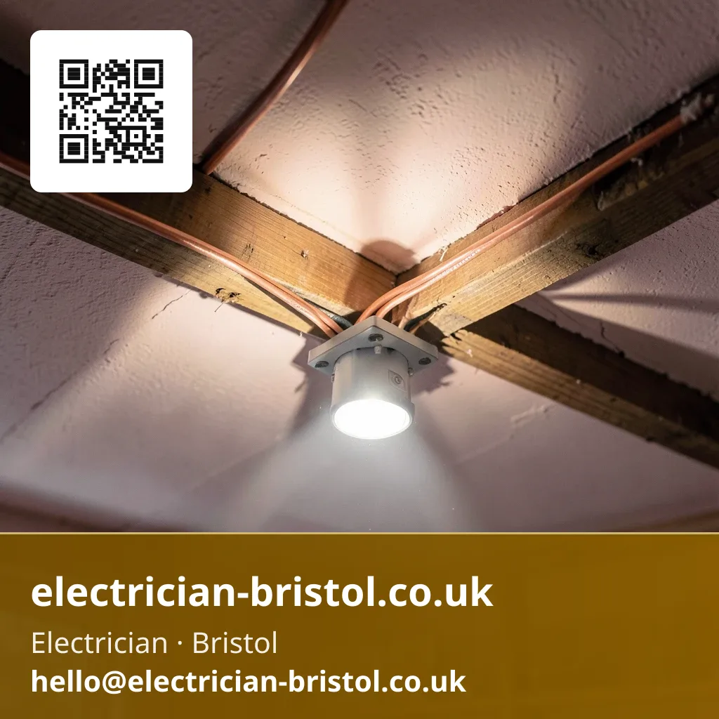 Cables being looped in at a ceiling rose before a pendant fitting is attached