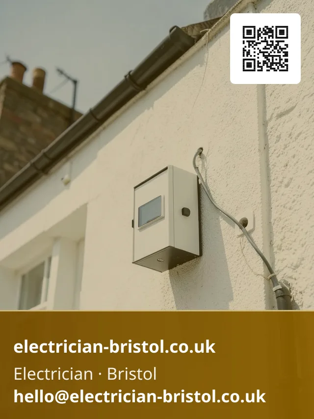 Alarm bell box being fitted to an external wall